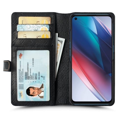 чохол-гаманець на OPPO Find X3 Lite Чорний Stenk Premium Wallet фото 2