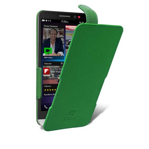 чохол-фліп на BlackBerry Z30 Зелений Stenk Сняты с производства фото 2