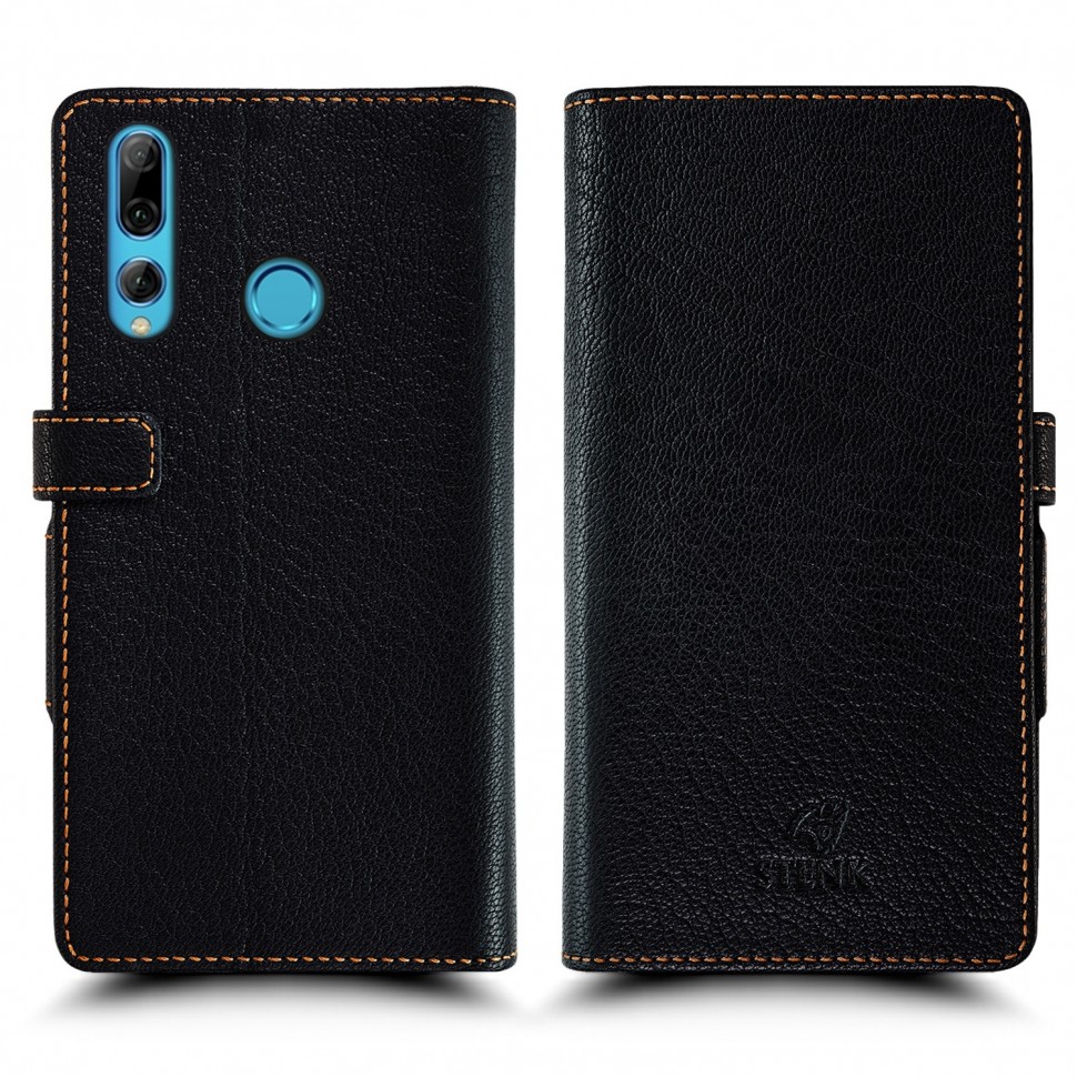 

Чехол книжка Stenk Wallet для Huawei P Smart Plus (2019) Чёрный, Черный