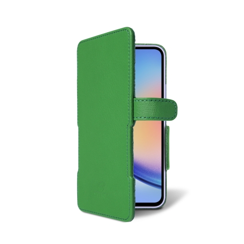 чехол-книжка на Samsung Galaxy A34 Зелёный  Prime фото 2
