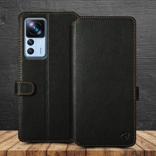чохол-гаманець на Xiaomi 12T Чорний Stenk Premium Wallet фото 1