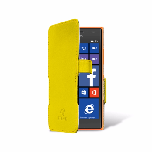 чохол-книжка на Nokia Lumia 730 Жовтий Stenk Сняты с производства фото 2
