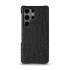 Кожаная накладка Stenk Reptile Cover для Samsung Galaxy S23 Ultra Чёрная