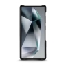 Кожаная накладка Stenk Reptile Cover для Samsung Galaxy S23 Ultra Чёрная
