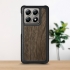 Кожаная накладка Stenk WoodBacker для Xiaomi 14T Pro Черный