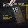 Кожаная накладка Stenk WoodBacker для Xiaomi 14T Pro Черный