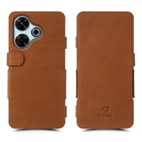 чехол-книжка на Xiaomi Redmi 13 Светло-коричневый  Prime фото 1