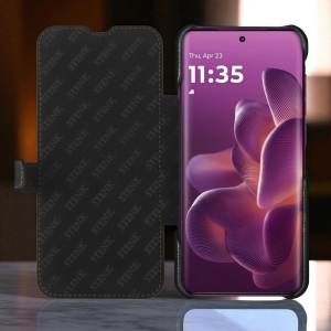 Чехол книжка Stenk Premium для Motorola Edge 60 Pro Чёрный