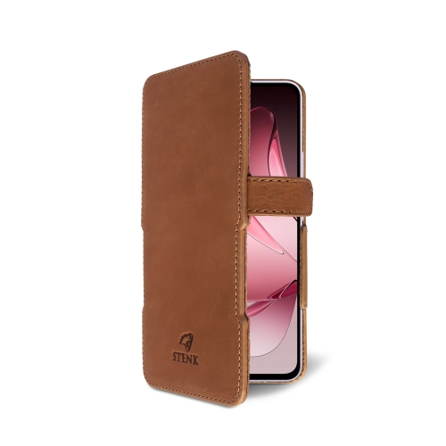 чохол-книжка на OPPO Reno13 FS 5G Світло коричневий  Prime фото 2