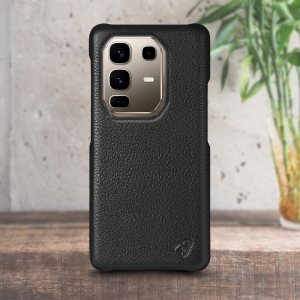 Шкіряна накладка Stenk Cover для Infinix Note 50 Pro Plus 5G Чорний