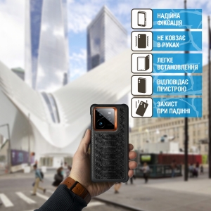 Накладка Stenk ExBacker Python Scales для Realme GT 7 Pro Чорний