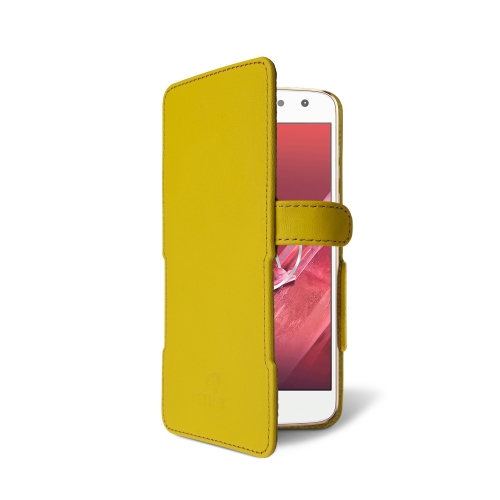 чехол-книжка на Motorola Moto Z2 Play Желтый Stenk Prime фото 2
