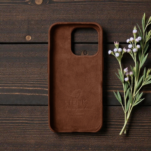 бампер на Apple iPhone 16 Pro Max Коричневий Stenk Cover фото 5