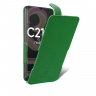 Чехол флип Stenk Prime для Realme C21Y Зелёный
