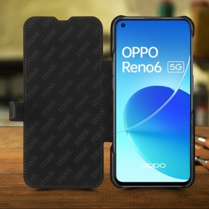 Чохол книжка Stenk Premium для OPPO Reno6 5G Чорний