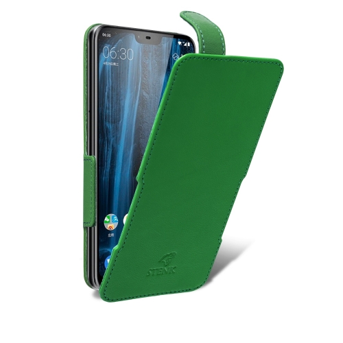 чохол-фліп на Nokia X6 Зелений Stenk Сняты с производства фото 2