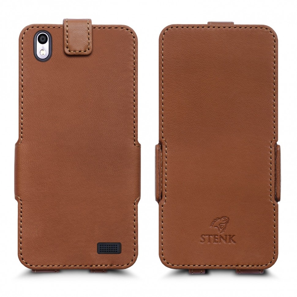 

Чехол флип Stenk Prime для Nomi i552 Gear Camel, Светло-коричневый