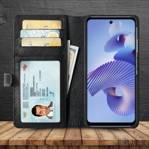 Чохол-портмоне Stenk Premium Wallet для ZTE Blade V40 Чорний