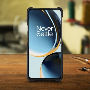 Шкіряна накладка Stenk Cover для OnePlus Nord N30 Чорна