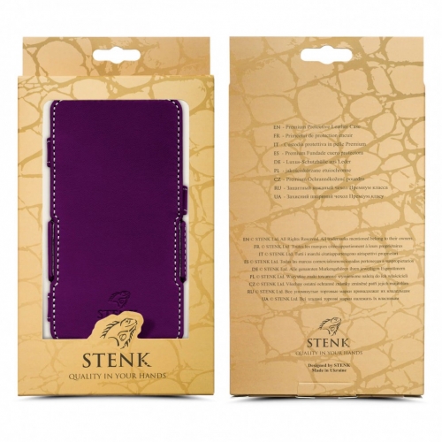чехол-книжка на Microsoft Lumia 550 Сирень Stenk Prime Purple фото 5
