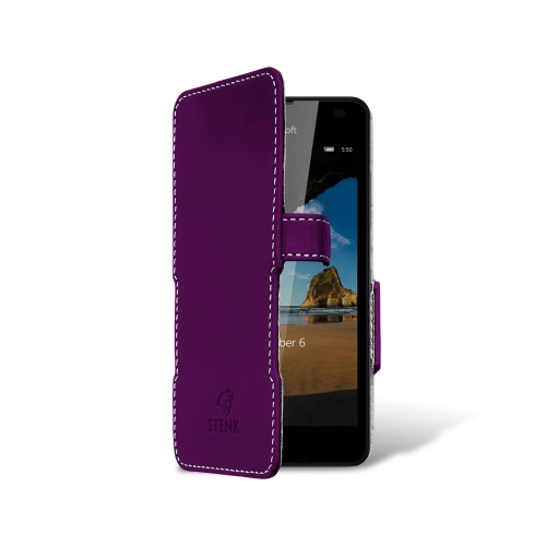 чохол-книжка на Microsoft Lumia 550 Бузок Stenk Prime Purple фото 2