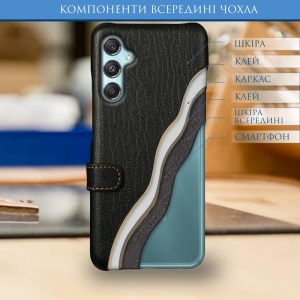 Чохол книжка Stenk Premium для Samsung Galaxy M34 5G Чорний