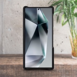 Шкіряна накладка Stenk Cover Samsung Galaxy S23 Ultra Чорна