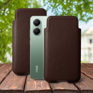 Футляр Stenk Sportage для Xiaomi Poco X7 Pro Коричневый