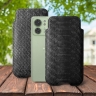 Футляр Stenk Sportage Python для Motorola Edge 40 Чёрный