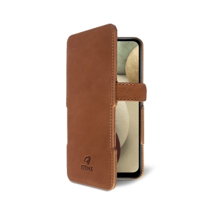 Чехол книжка Stenk Prime для Samsung Galaxy A12 Camel