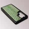 Накладка Stenk ExBacker Python Scales для Samsung Galaxy S25 Ultra Olive