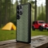 Накладка Stenk ExBacker Python Scales для Samsung Galaxy S25 Ultra Olive