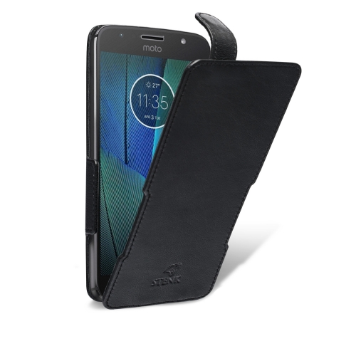 чехол-флип на Motorola Moto G5S Plus Черный Stenk Prime фото 2