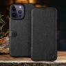 Чехол книжка Stenk Premium для Apple iPhone 14 Pro Чёрный