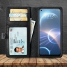 Чохол-портмоне Stenk Premium Wallet для HTC Desire 22 Pro Чорний