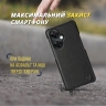Кожаная накладка Stenk Cover для OnePlus Nord CE 3 Lite Чёрная
