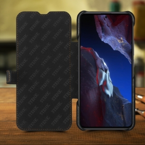 Чехол книжка Stenk Premium для Xiaomi Poco F5 Pro Чёрный