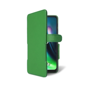 Чехол книжка Stenk Prime для Motorola Moto G9 Play Зелёный
