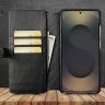 Чехол-портмоне Stenk Premium Wallet для Samsung Galaxy S25 Ultra Чёрный