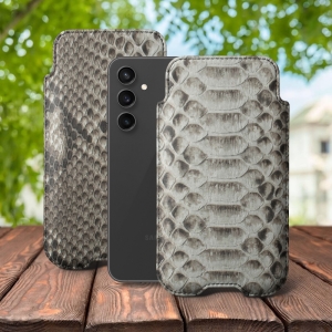 Футляр Stenk Sportage Python для Samsung Galaxy S23 FEНатуральний 