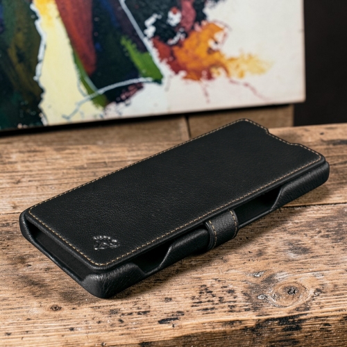 чехол-книжка на Sony Xperia 1 VII Черный Stenk Premium фото 4