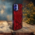 Накладка SkinBacker Mini Python Scales для Apple iPhone 16 Красный