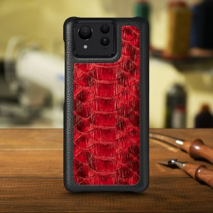 Накладка Stenk ExBacker Python Scales для ASUS ZenFone 11 Ultra Червоний