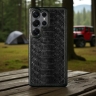 Накладка Stenk ExBacker Python Scales для Samsung Galaxy S25 Ultra Черный