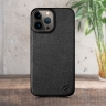 Шкіряна накладка Stenk Cover для Apple iPhone 13 Pro Max Чорний