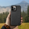 Шкіряна накладка Stenk Cover для Apple iPhone 13 Pro Max Чорний