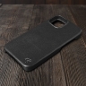 Шкіряна накладка Stenk Cover для Apple iPhone 13 Pro Max Чорний