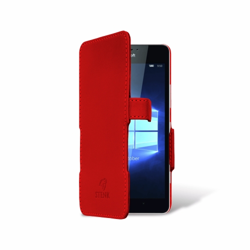 чохол-книжка на Microsoft Lumia 950 Червоний Stenk Сняты с производства фото 2