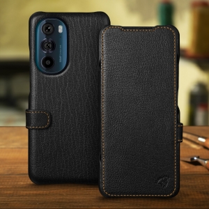 Чехол книжка Stenk Premium для Motorola Edge 30 Pro Чёрный