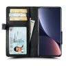 Чехол книжка Stenk Wallet для Xiaomi 12 Pro 5G Чёрный